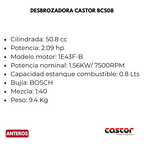 Desbrozadora Castor BC 508