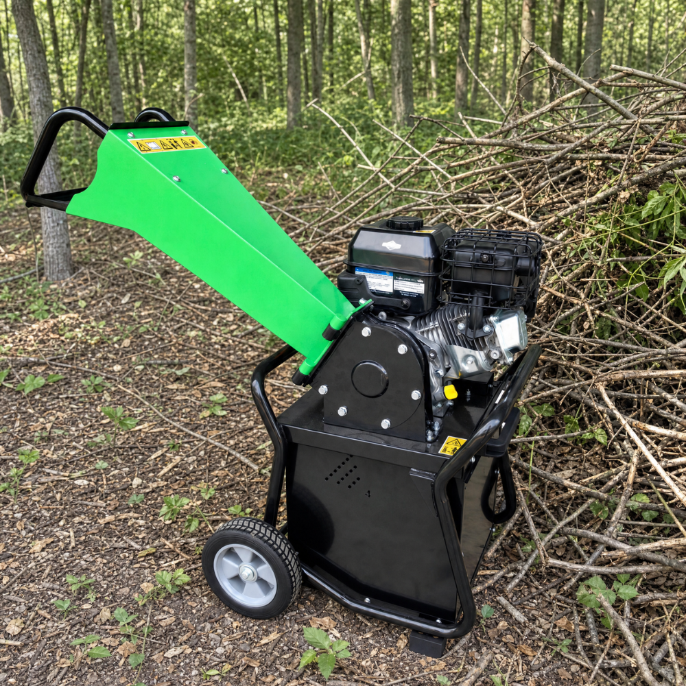 Chipeadora Victory con Recolector Motor B&S 6.5HP