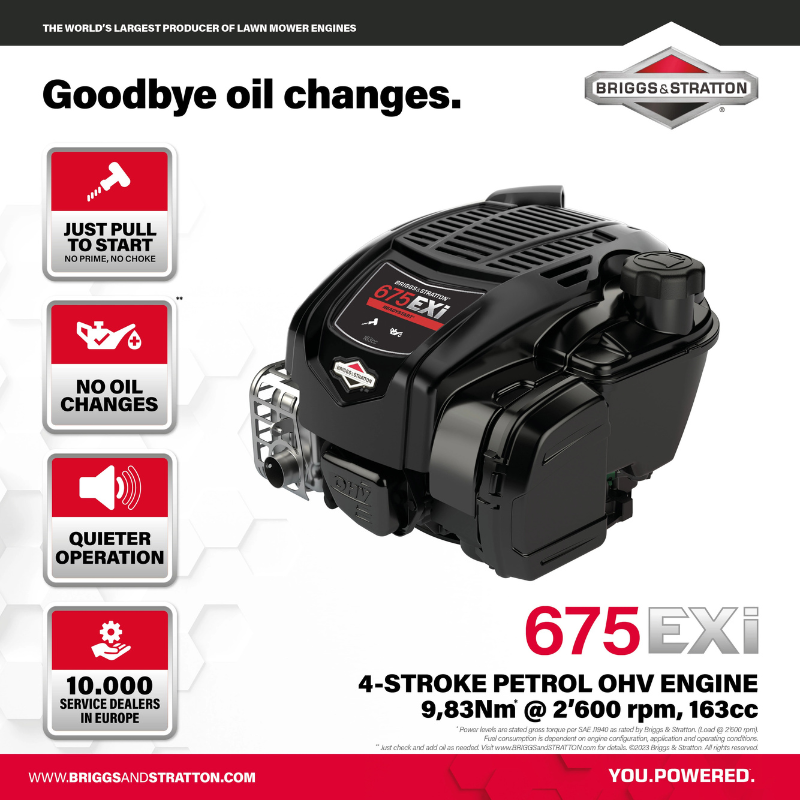 Motor B&S Serie 675 EXI Eje Vertical