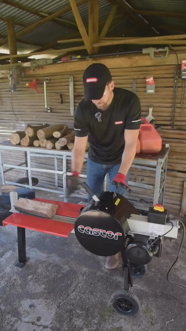 Partidor de Leña Kinetic Castor 8 Toneladas Eléctrico